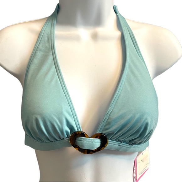 ☀️☀️☀️ Kate Spade Triangle Top with Tortoise Shell Heart Size Small - Picture 3 of 5